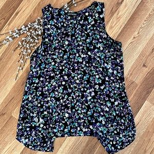 Express Open Back Floral Tanktop